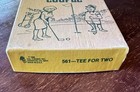 Vintage Mid-century Gag Gift For Golfing Couples  tee For Two  Golf Tee In Box