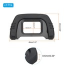 Dk-21 Viewfinder Eyepiece Eyecup  2 Pack Camera Eyecup Eye Cup  Black
