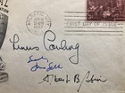  3  Virologists-linus Pauling  Jonas Salk  Albert Sabin- signed -fdc-1947