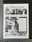 1940 Magic Chef Red Wheel Gas Range Lifetime Burner Guarantee Vintage Print Ad