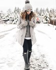 Fleece Lined Leggings Women - Thermal Thick Winter Warm Snow Pants