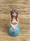 Mermaid Tiki Mug Blue Glazed Ceramic Cup 8  Tall 16 Fl  Oz  New