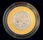 2000 W Library Of Congress Bimetallic  10 Commemorative Coin In Ogp   W  Coa  