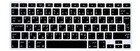  Arabic Language Silicone Keyboard Cover Skin For Macbook Air 13 for Black