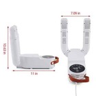 Foldable 2-tube Shoe Glove Boot Dryer With Heat Blower Rack Timer Quick Drying