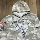 Authentic Nike Tampa Bay Buccaneers 2024 Salute To Service Hoodie Camo Pullover