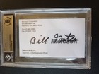 Bill Gates Microsoft Business Card Auto Autograph Signed Beckett Bas Authentic