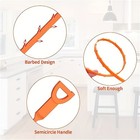 Drain Hair Catcher Shower Snake Clog Remover Tool Sink Pipe Cleaner Trap 3pc 5pc