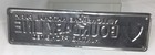 Vintage Yellowstone National Park Boundary Sign Embossed Metal Sign Original