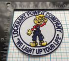 Vintage Rare Reddy Kilowatt Lockhart Power Company 2 75  Iron On Patch B7