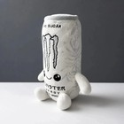 10  White Energy Drink Can Plush Toy Soft Stuffed Decor Gift Collectible