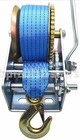 3500lbs Polyester Strap 2 Gear Hand Winch Hand Crank Gear Winch Atv Boat Trailer