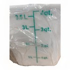 New Winco Square Storage Container  4-quart  White - Without Lid  80224
