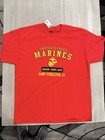 United States Marine Corps    usmc  Base Camp Pendleton  Ca   - Red T-shirt - Sz Xl