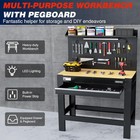 Workpro 45  Heavy-duty Workbench With Storage 800 Lbs Work Bench For Garage Usa