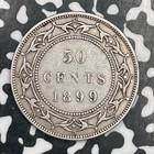 1899 Newfoundland 50 Cents Lot jm1668 Silver 