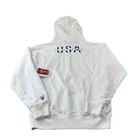 Nike Men s Team Usa Pullover Hoodie White Olympic Graphic Fleece Nwt Size S