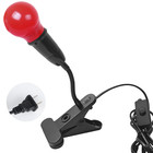 5w Darkroom Safelight Portable Red Bulb Lamp With Clip Processing Film Paper Us