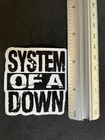 System Of A Down Logo Sticker B w 90s Nu Metal Rock Icon Soad Ca  For Laptop New