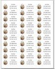 150 Basket Of Daisy Daisies Flowers Mailing Return Address Labels Personalized