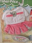 New Vtg 1999 Fisher Price Briarberry Bears Wear Cheerleader Outfit 75033