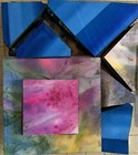 Quilt Fabric Kit - 40 x52  Storm At Sea Batik Top  Instructions - Benartex