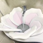 Baby Bath Pad For Infant Bathtub Sink - Flower Mat Tub Lounger - Petal Soft S