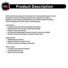 Senior Safety Set     Raised Toilet Seat W  Handles   Padded Shower Chair 350lb