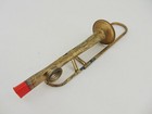 Nice Vintage Metal Red Tip Trombone Kazoo From Del Rubio Triplets Estate