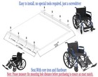 Blue Streak Wheelchair 20 Inch Seatwheelchair Replacement Seat20x16inchnyl