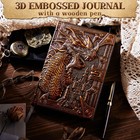 Dragon Journal Embossed Leather Journal Writing Antique Dragon Journal Notebo   