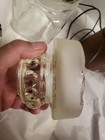 Dakota Glass 9  Antique Apothecary Candy Jar Drug Country Store Ground Stopper