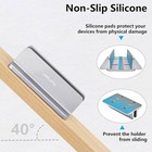 Jarlink Vertical Laptop Stand  Aluminum Holder Desktop 1-slot  Silver  Ca012s