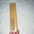 Celluloid Bakelite Beige Wide-tooth Dual Tooth Plastic Hair Comb