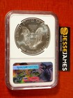 2017  w   1 American Silver Eagle Ngc Ms70 Fr Struck At West Point Mint Label