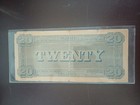 1864 Confederate States Of America  20 Twenty Dollar Note Richmond February 1864