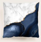 Elegant Navy   White 7-piece Bed-in-a-bag Set Queen King Satin Duvet