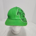 Rare Vtg 2011 Super Mario Yoshi Green Snapback Hat Nintendo Video Game Adult Cap
