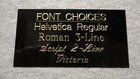 1x4 Custom Engraved Brass Plate Picture Plaque Name Tag Trophy Flag Pet  