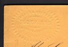 Civil War   1864  65   Rare Embossed Business Cover