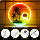 Palm Tree Sunset Neon Sign Neon Light For Wall Decor 11 8 Inch Neon Tropical Sig