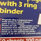 Vtg  Blue Photo Album 100  Fast-stick Pages Factory Sealed 1990 s