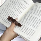 1pc Wooden Cat Dog Reading Bookmark  Cute Animal Page Holder For Books - New    