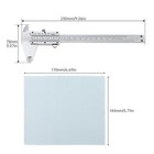 Non Digital Vernier Caliper  6  150mm Micrometer Carbon Caliper Dual Reading