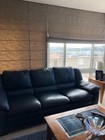 Custom Roman Shades  3   cotton 55  Polyester 45  With White Lining Used Slightly