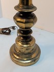 Vintage Mid Century Modern 24    Brass Antique Table Lamp  -works