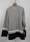 Vintage 90s Y2k Bowdoin College Maine Hockey Football Heavy Cotton Jersey Shirt