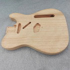 Diy Standard Electric Tele Guitar Kit Bolt On 1pc Maple Neck 2pc Mahogany Body