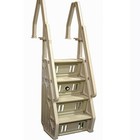 Vinyl Works Of Canada Deluxe 24 In  Taupe Above Ground Pool Ladder For Decks