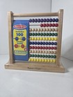 Melissa   Doug Abacus Wooden Educational Counting Math Toy  100 Color Beads  3 